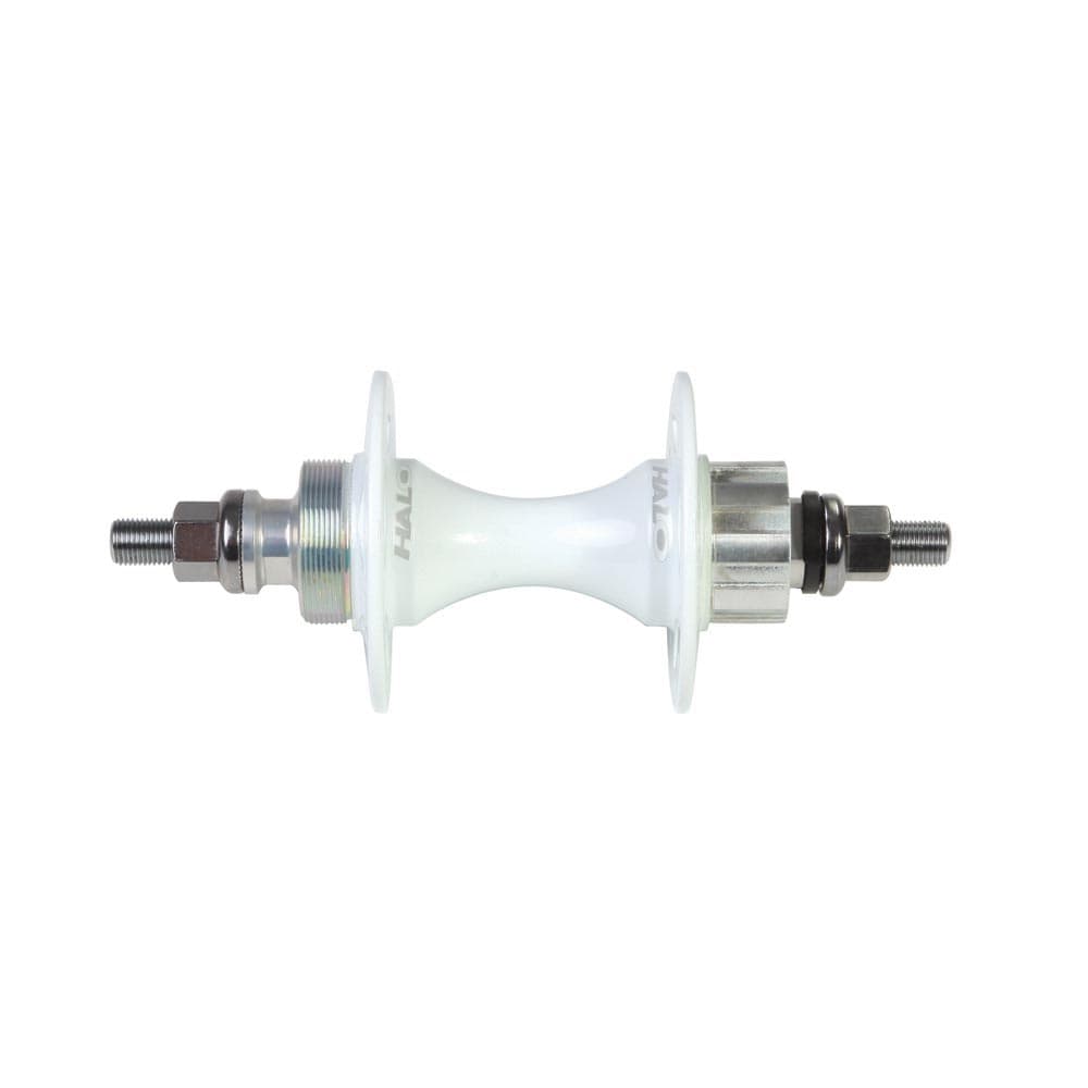 Halo Rear Fix-G Track Hubs White 32H