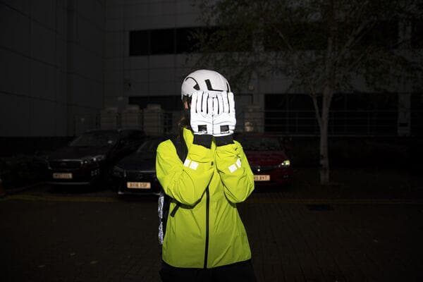 HUMP HUMP Ultra Reflective Waterproof Glove - Reflective Silver - Large