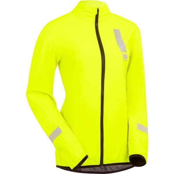 HUMP Women's Reflect Waterproof Jacket - Hi-Viz Yellow - Size 22