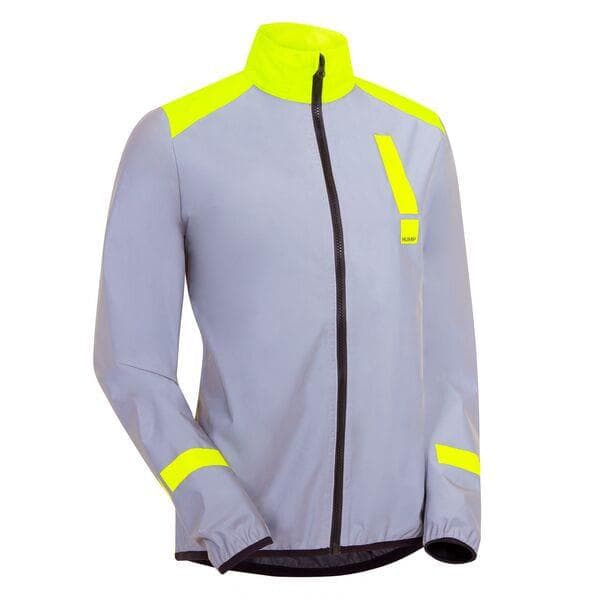 HUMP Women's Ultra Reflect Waterproof Jacket - Reflect / Hi-Viz YW - Size 12