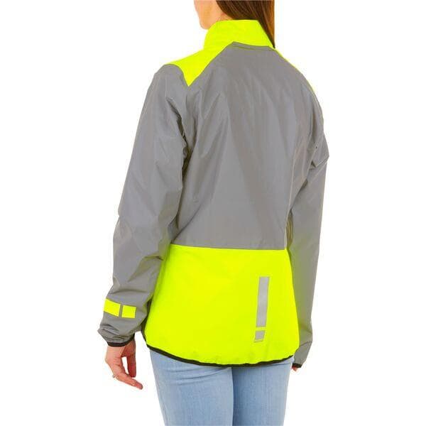 HUMP Women's Ultra Reflect Waterproof Jacket - Reflect / Hi-Viz YW - Size 14