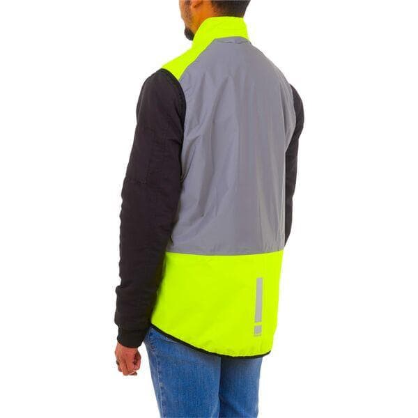 HUMP Men's Ultra Reflect Gilet - Silver Reflect / Hi-Viz Yellow - Xxx-Large