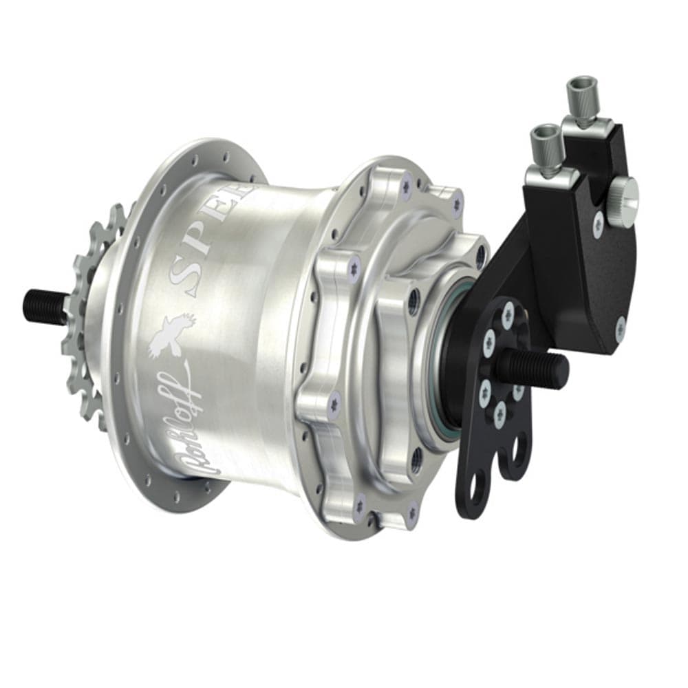 Rohloff Disc Speedhub 500/14 TS Solid Axle DB Silver 32H