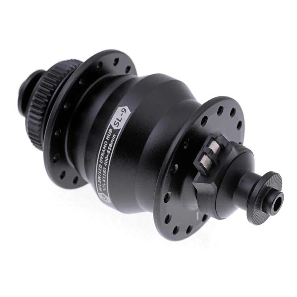 SP Dynamo SL-9 Dyno Hub Black 28H