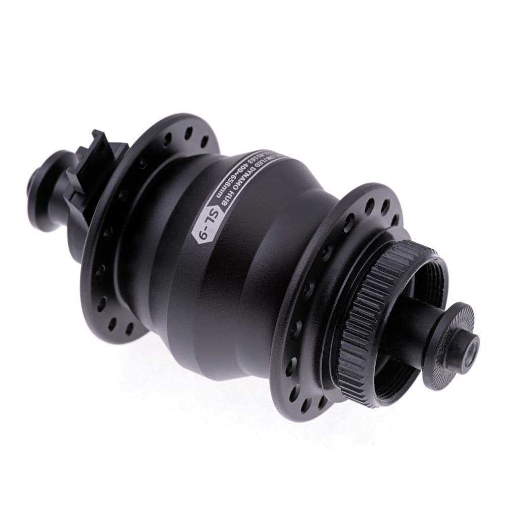 SP Dynamo SL-9 Dyno Hub Black 28H