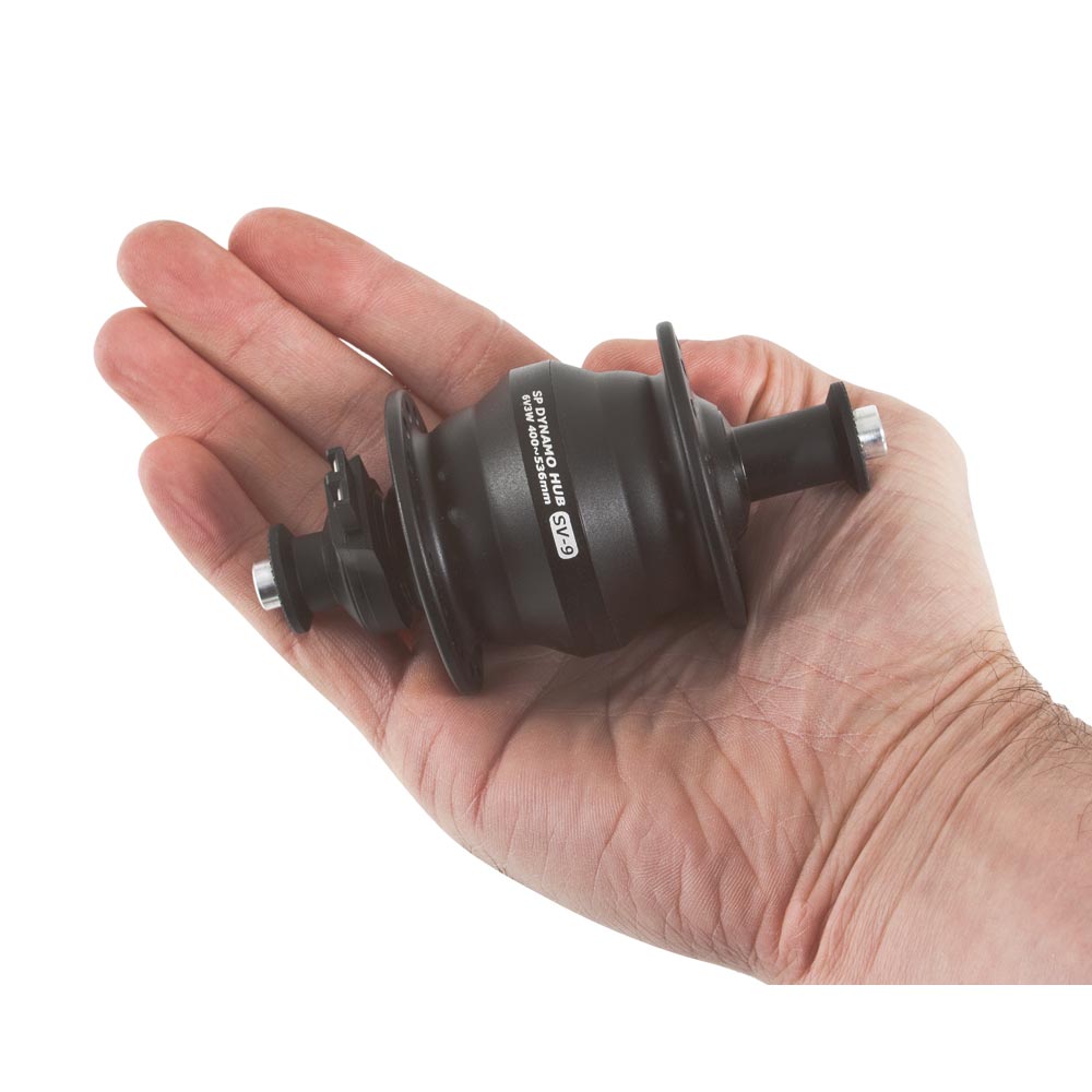 SP Dynamo SV-9 Dyno Hub  Black 24H