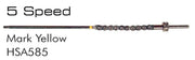 Sturmey Archer Indicators Yellow 5spd