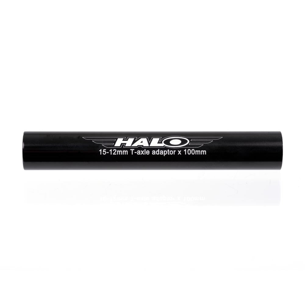Halo 15 to 12mm Adaptor Sleeve Black 12x100mm