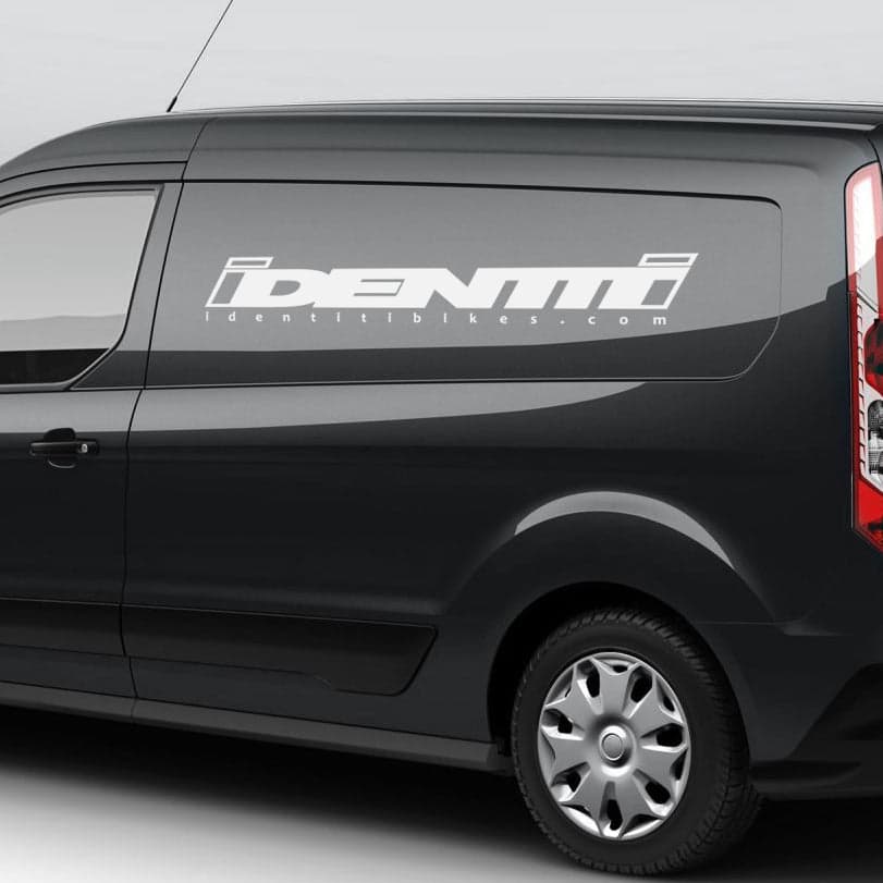 Identiti Logo Van Sticker White 60cm