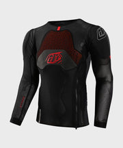 Troy Lee Designs Stage Ghost D30 Long Sleeve Baselayer - Solid Black - M