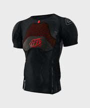 Troy Lee Designs Stage Ghost D30 Short Sleeve Baselayer - Solid Black - M