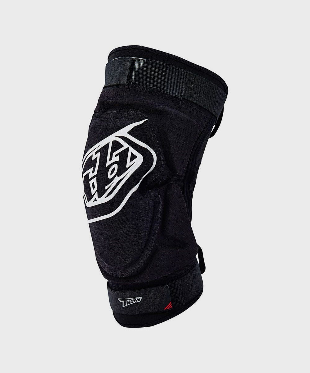 Troy Lee Designs T-Bone Solid Knee Guard - Black - XS/S