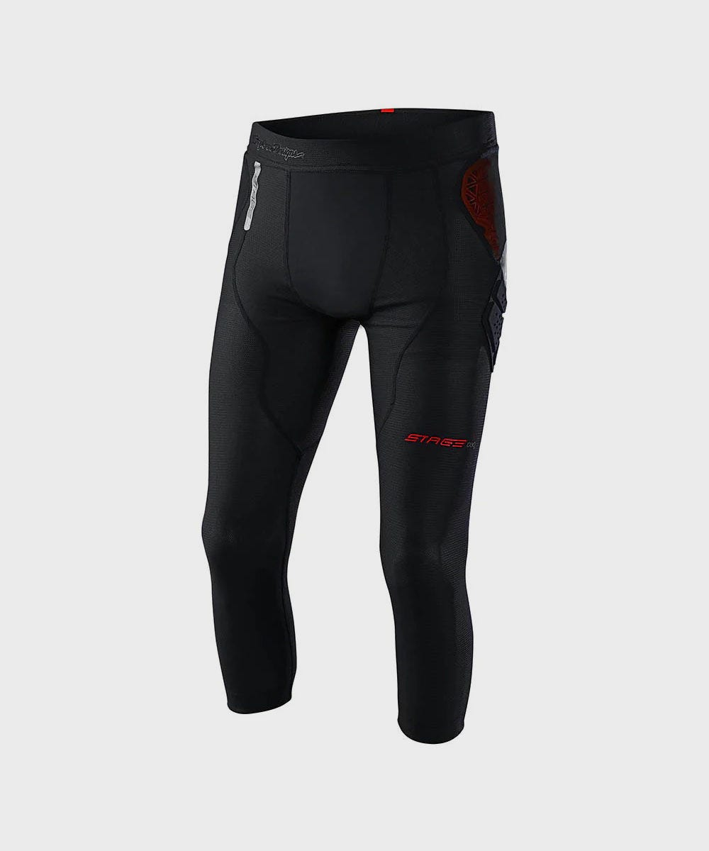 Troy Lee Designs Stage Ghost D30 Pant Baselayer - Solid Black - L