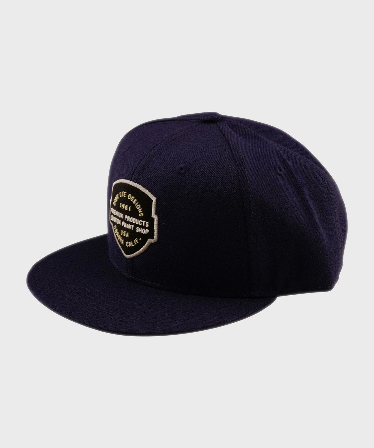 Troy Lee Designs Flat Bill Snapback - Imprint - Indigo - UNI