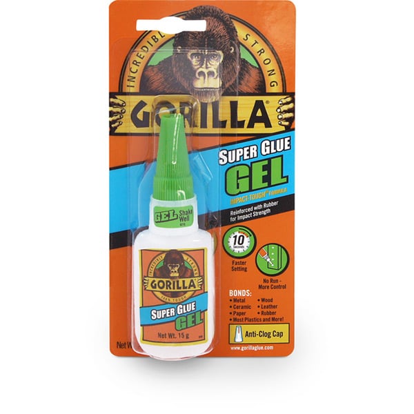 Gorilla Superglue Gel 15g - Pack of 6