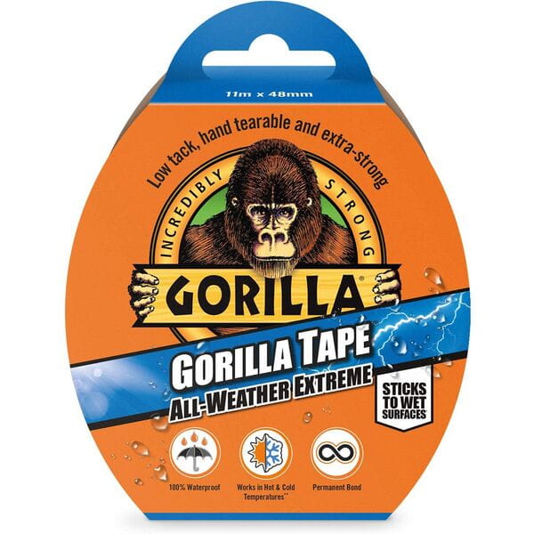 Gorilla All Weather Extreme Tape 11m x48mm - Pack of 6