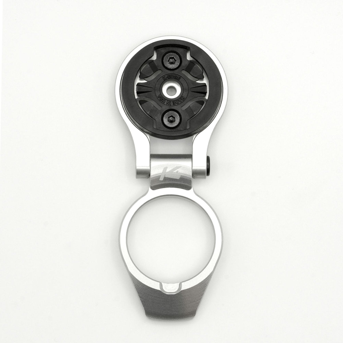 K-Edge Garmin Specialized Roval Control Stem Mount; Adjustable; Silver Anodised