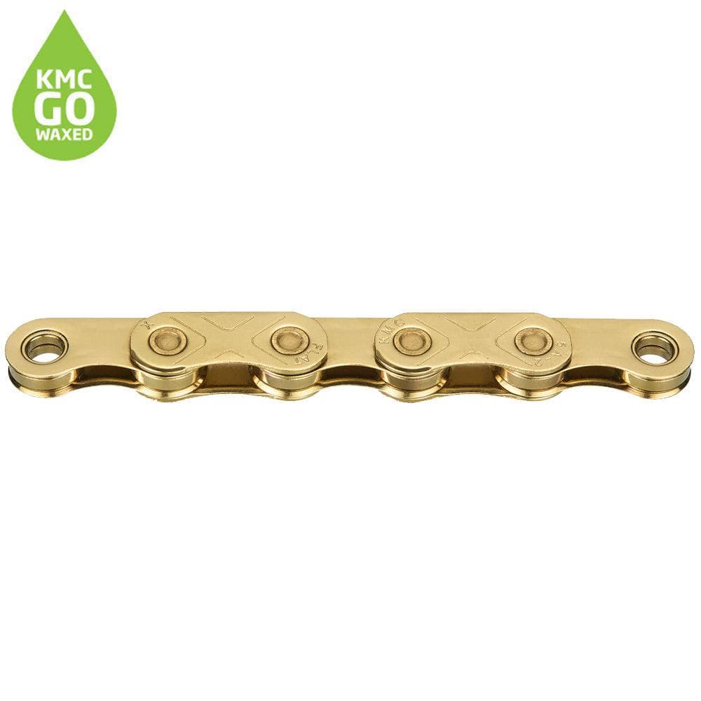 KMC X-Flat 12/13x Ti-N Gold Waxed 126L