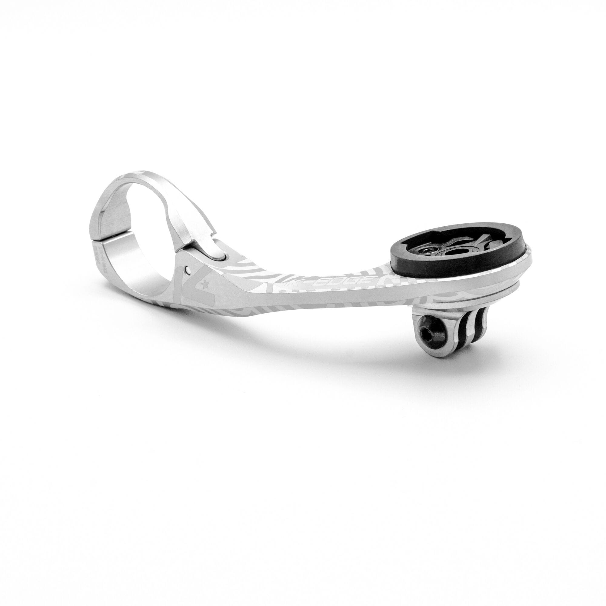 K-Edge Limited Edition Garmin and Wahoo Max XL Combo Mount; 31.8mm; Silver