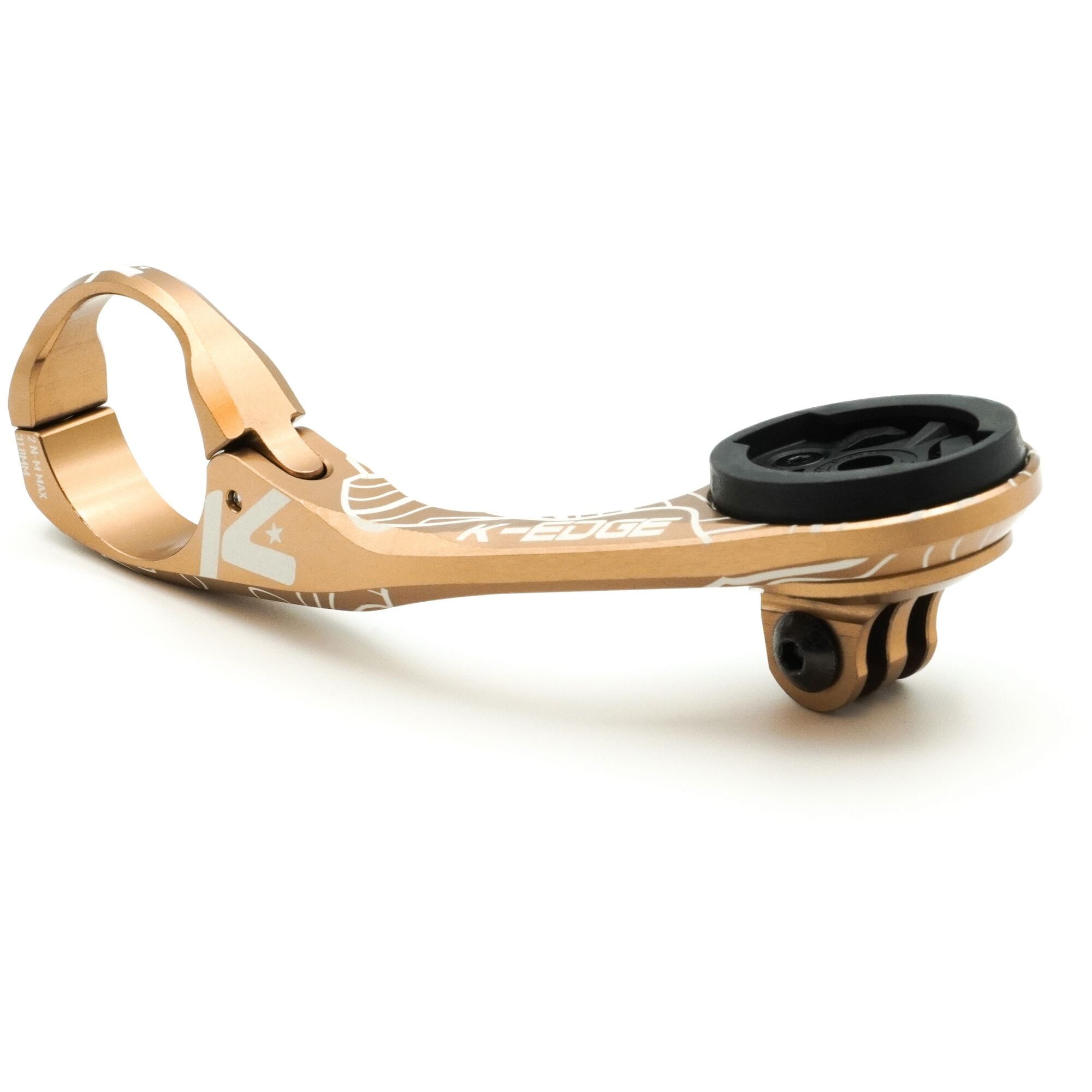 K-Edge Limited Edition Garmin and Wahoo Max XL Combo Mount; 31.8mm; Bronze