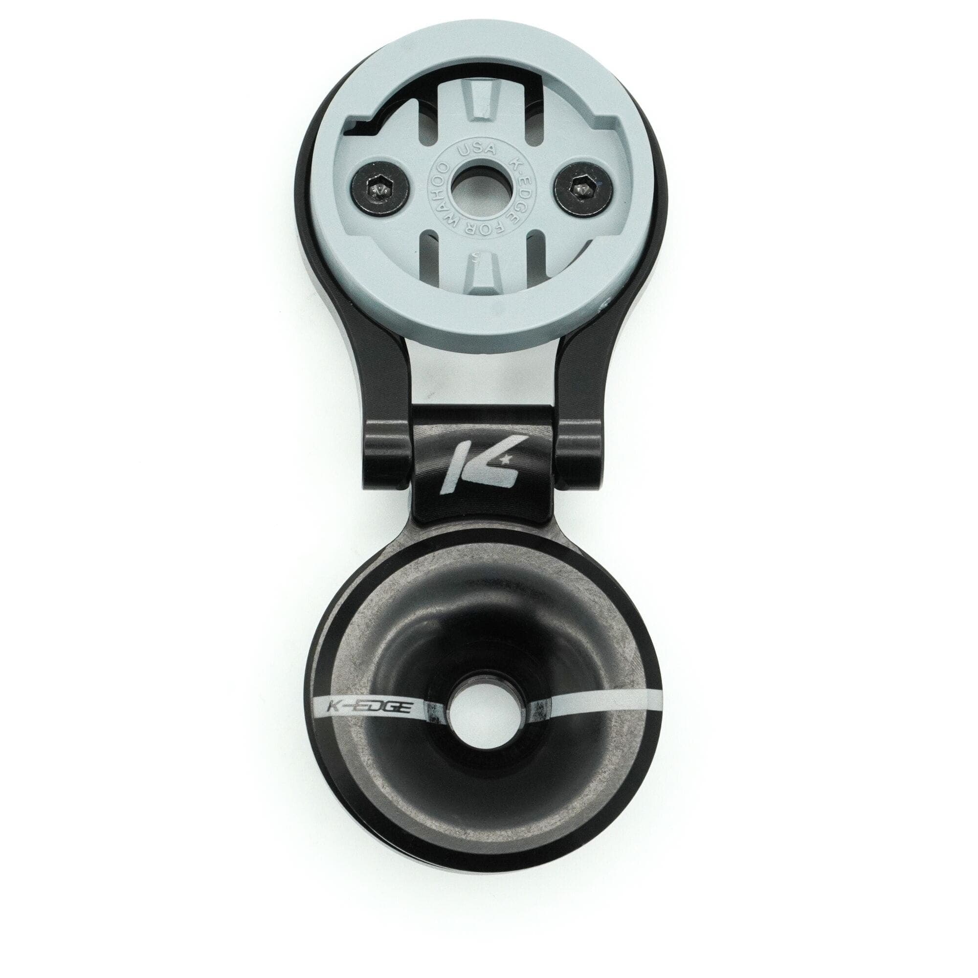 K-Edge Wahoo Race Stem Mount; with Top Cap; Adjustable; Black Anodised