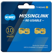 KMC MissingLink 10R Ti-Ni Gold 2Pr (Re-useable)