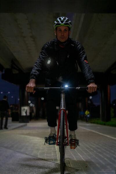 Knog Frog V3 Rechargeable New Denim Blue Front