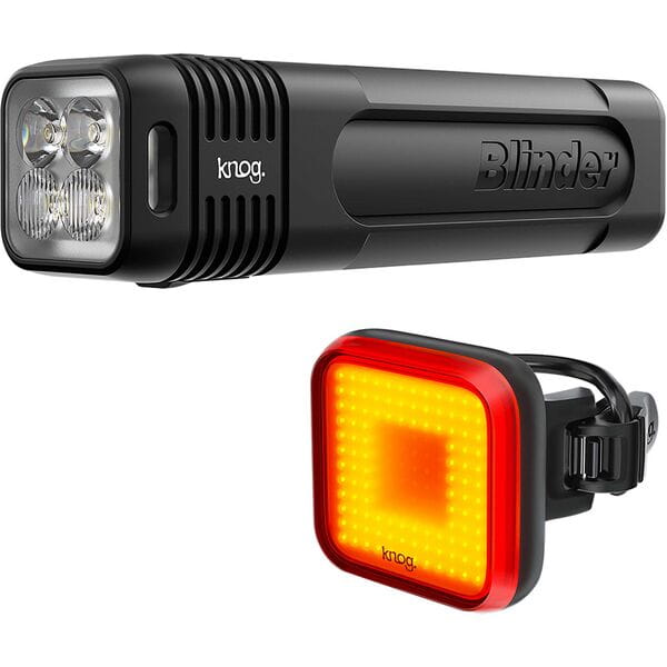 Knog Blinder Pro 600 Front Light + Blinder Square Rear Light