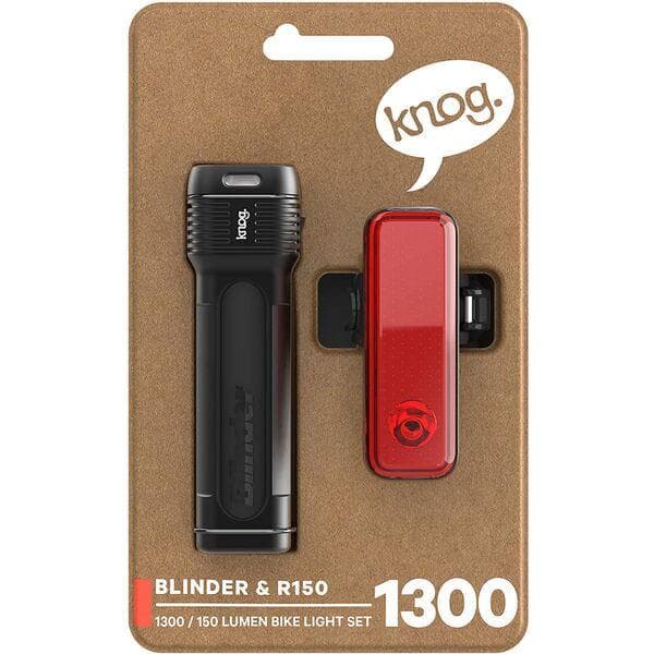 Knog Blinder Pro 1300 + R150 Rear - Light Set