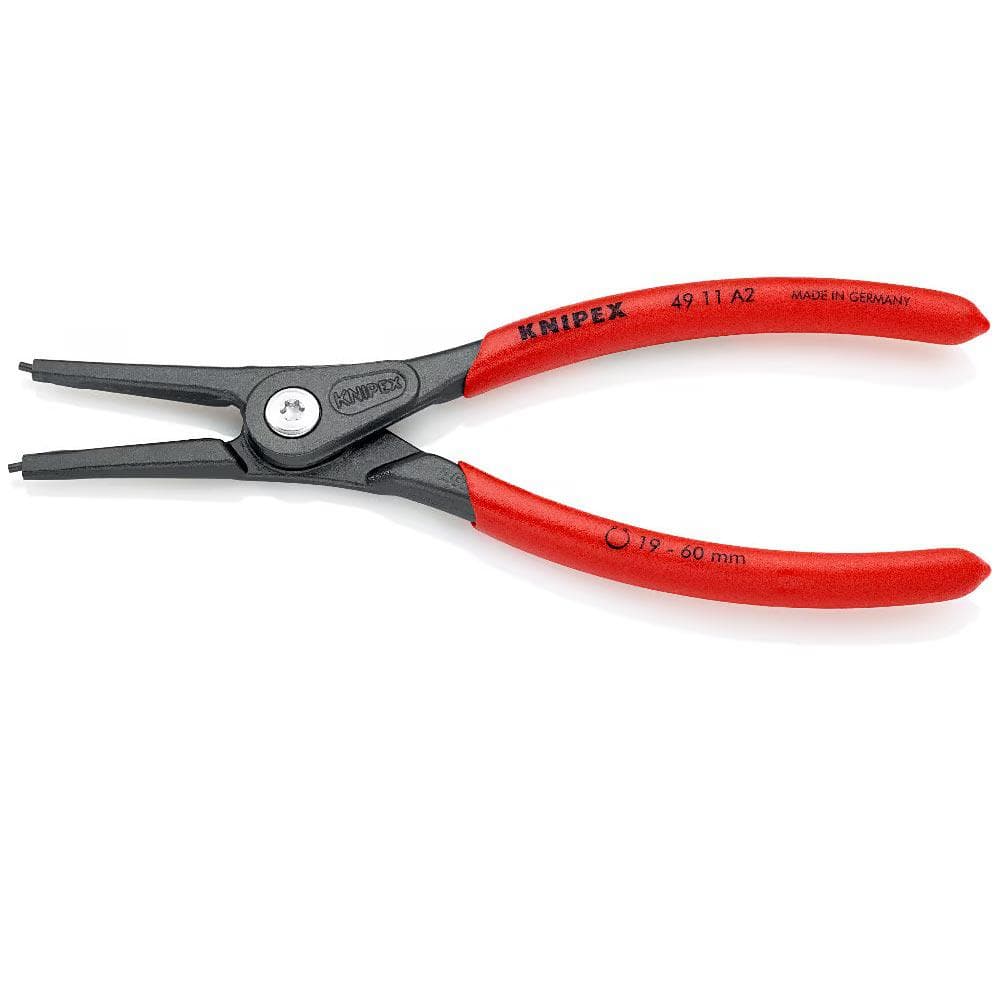 KNIPEX Precision Circlip Pliers Straight Tips for External Circlips 180mm