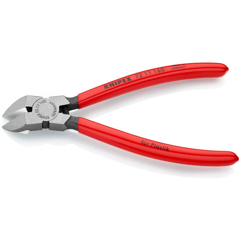 KNIPEX Diagonal Side Cutters For Plastics 160mm