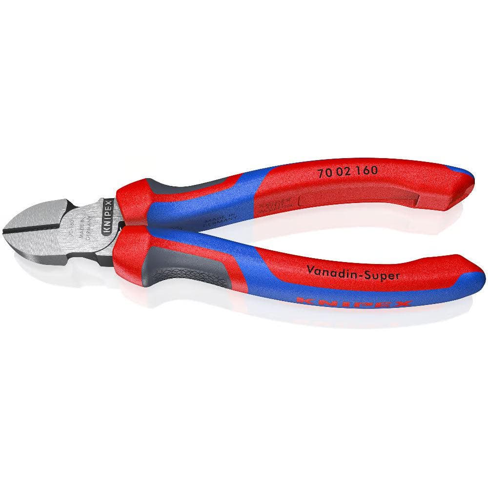 knipex-diagonal-side-cutters-w/grips-160mm