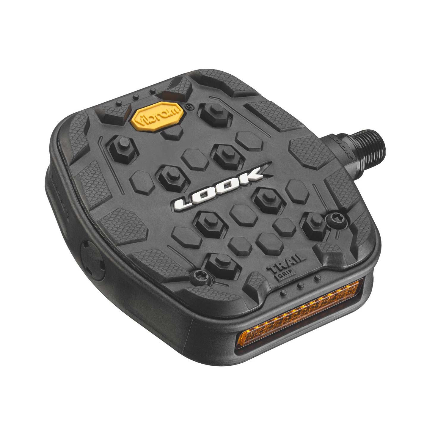 Look Trail Grip Flat Mtb Pedals: Black
