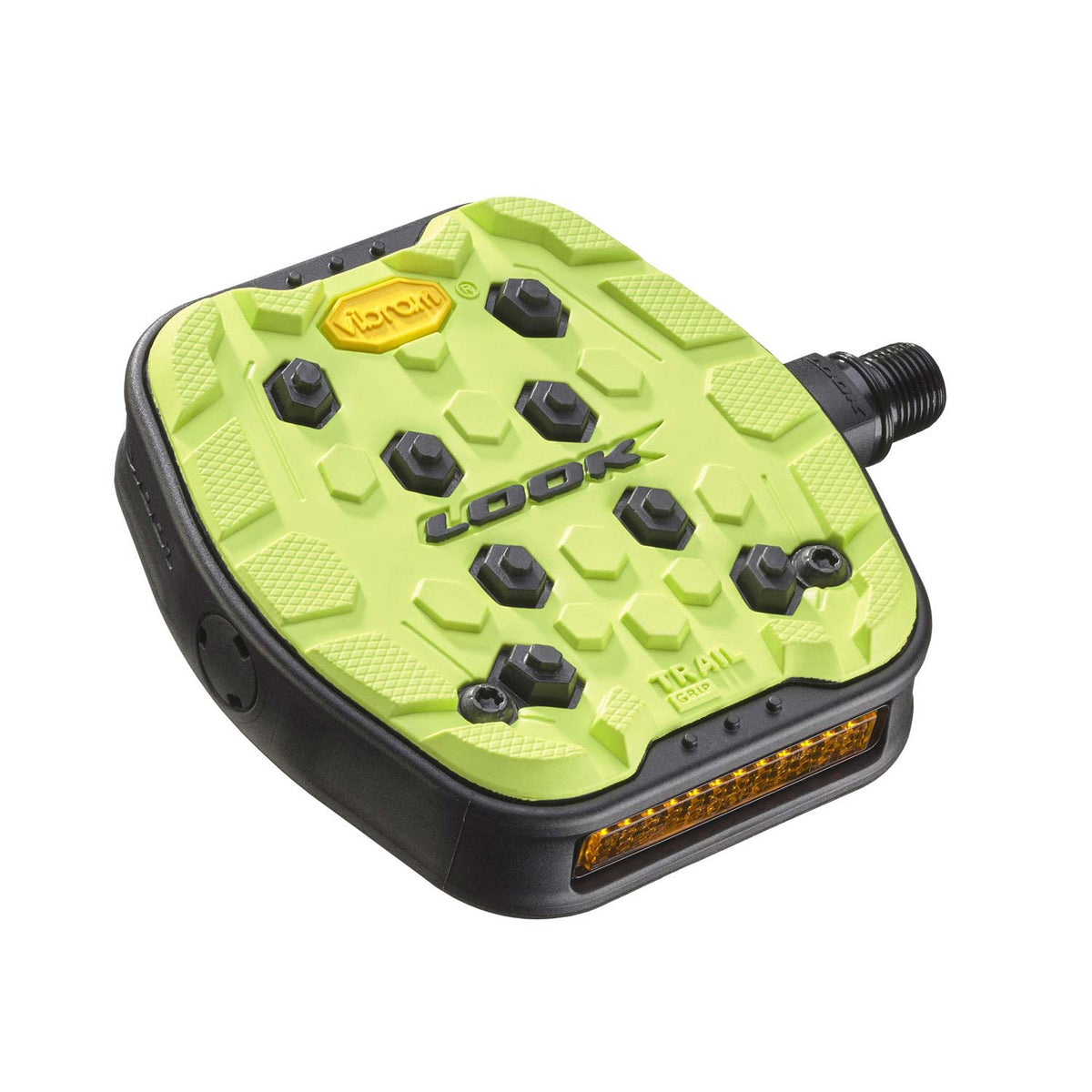 Look Trail Grip Flat Lime Pedals