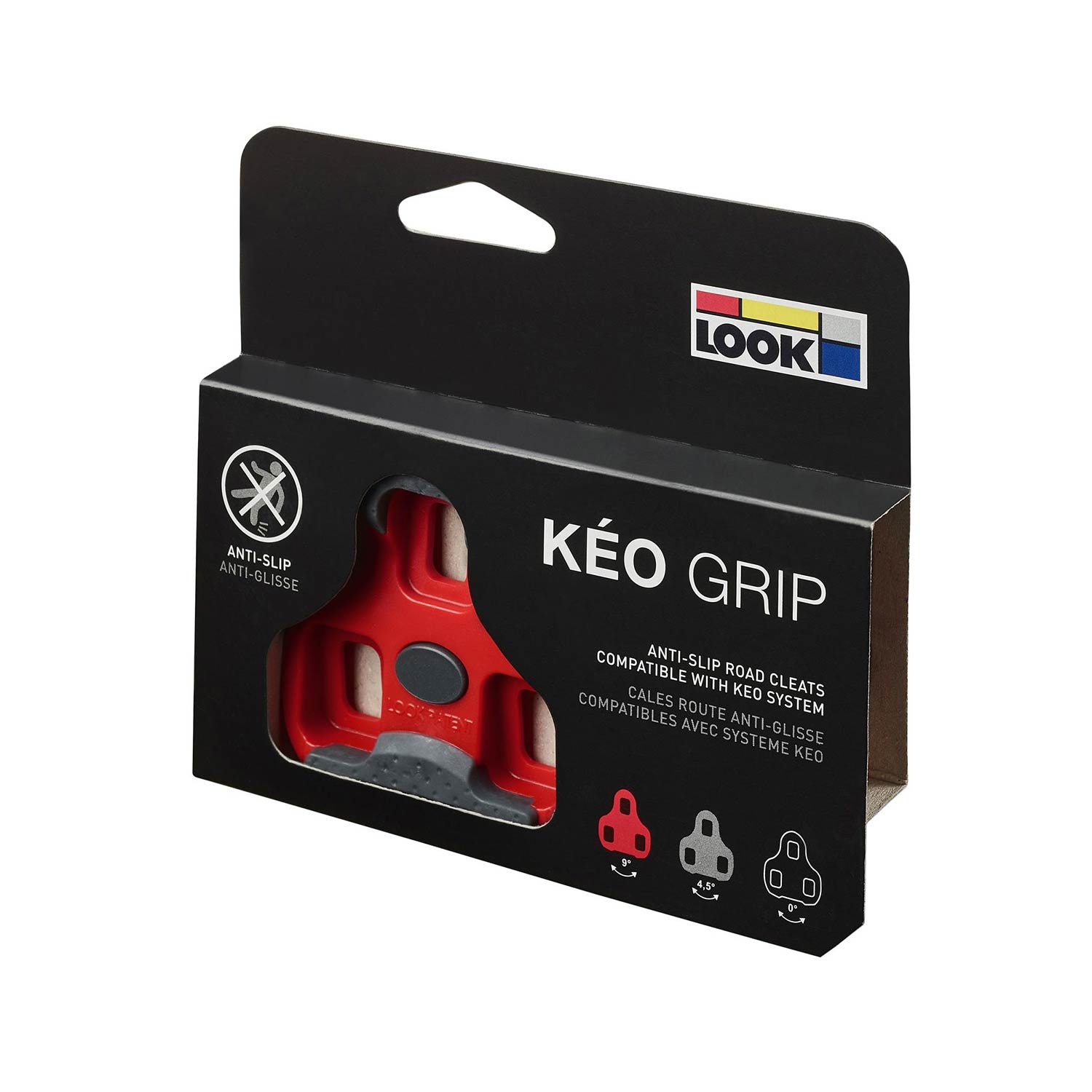 Look Cleat Keo Grip 9 Degrees Red