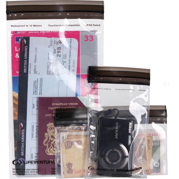 Lifeventure DriStore Waterproof LocTop bags - For Valuables
