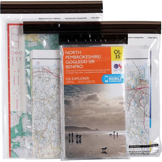Lifeventure DriStore Waterproof LocTop bags - For Maps