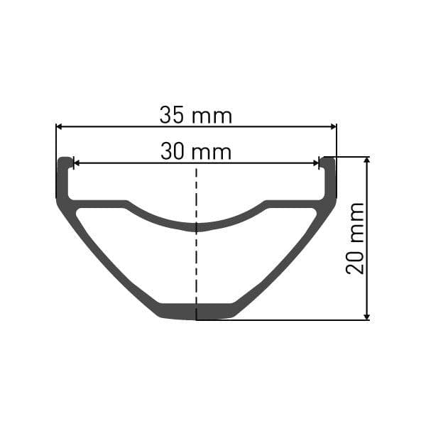 DT Swiss M 1900 wheel; 30 mm rim; 12 x 148 mm BOOST axle ; 27.5 inch rear MICRO SPLINE
