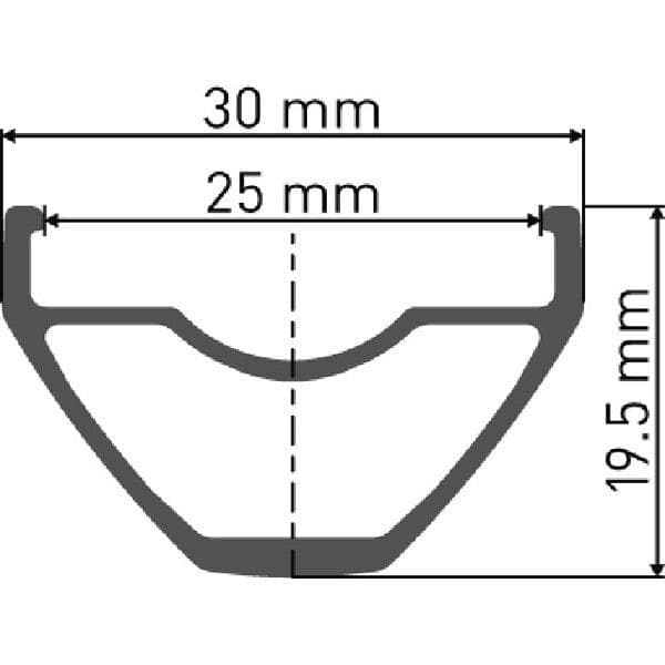 DT Swiss M 462 Sleeve-joined disc-specific 32 hole Presta-drilled black - 29