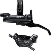 Shimano-Deore-XT-BR-M8220/BL-M8200-XT-4-pot-bled-brake-lever/post-mount-calliper,-rear-left