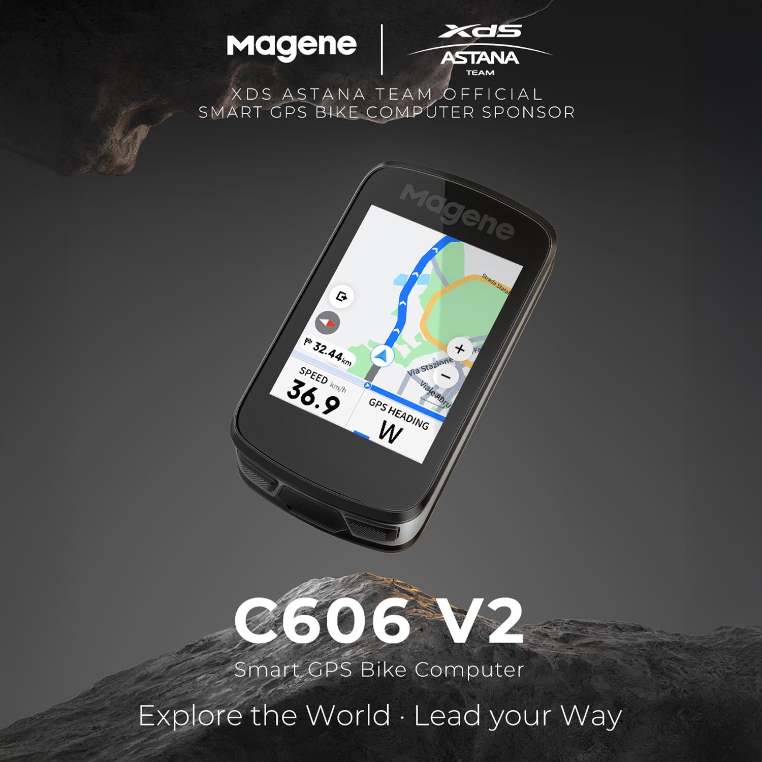 Magene C606 V2 Smart GPS Bike Computer -  -