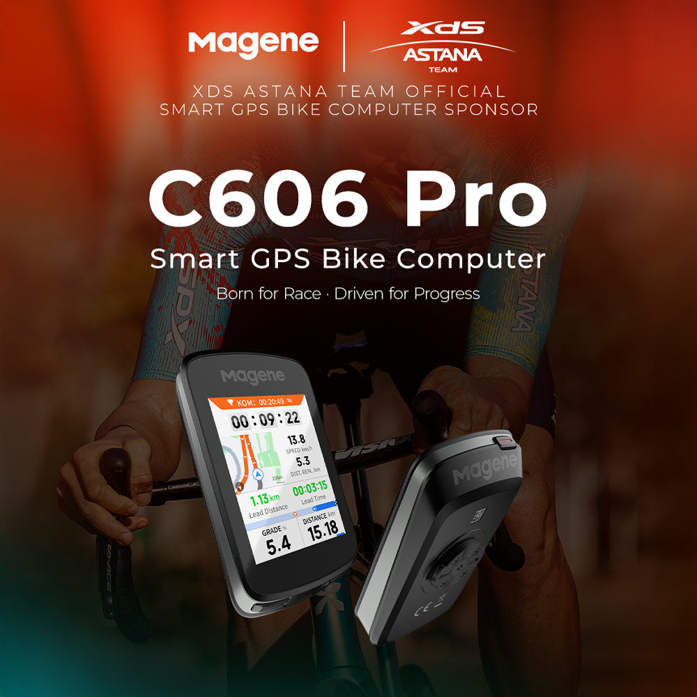 Magene C606 Pro Smart GPS Bike Computer -  - Black