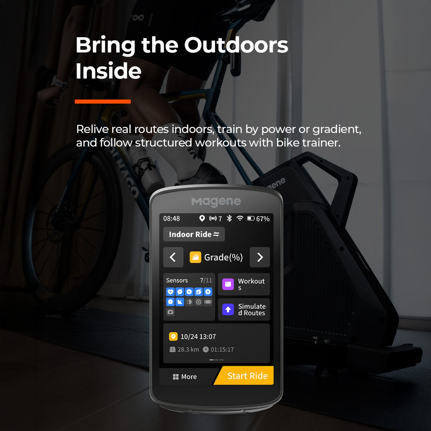 Magene C706 Smart GPS Bike Computer -  -