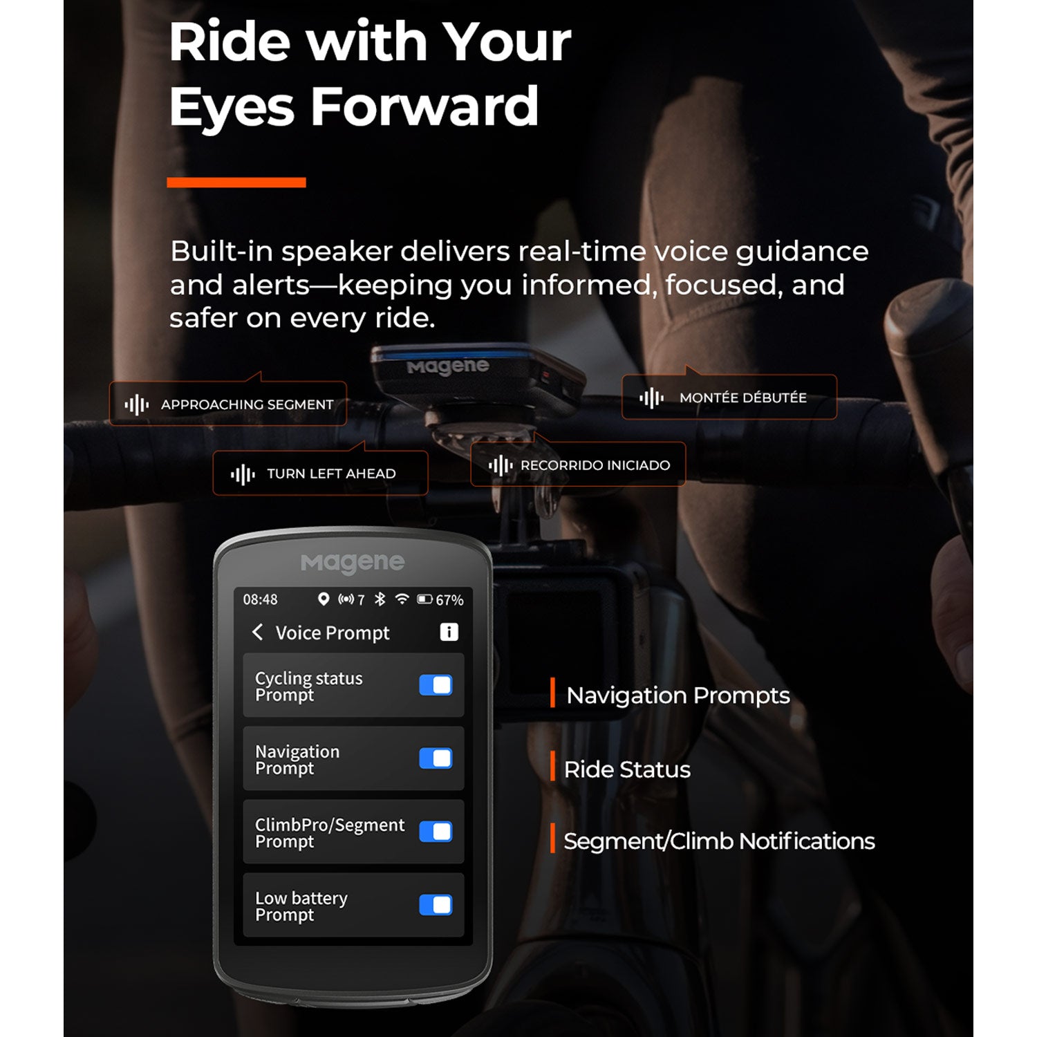 Magene C706 Smart GPS Bike Computer -  -