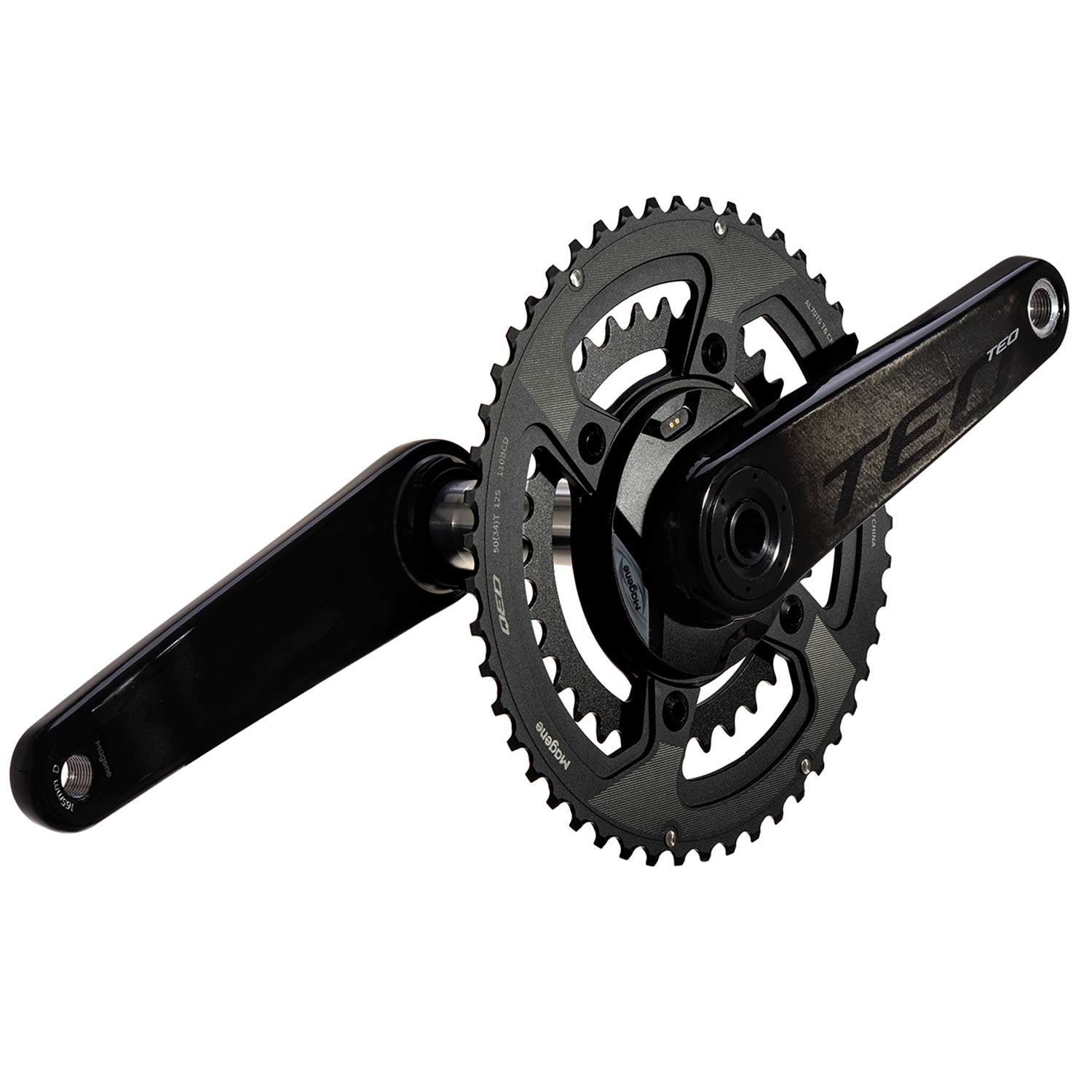 Magene TEO P515 Carbon Power Meter Chainset - 167.5mm - Black Folding
