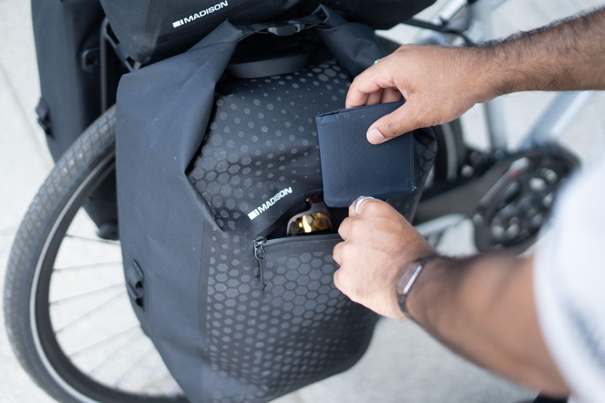 Madison Bags Roam Stellar-Tech Waterproof 30L Pannier Bag - Stellar-Tech black