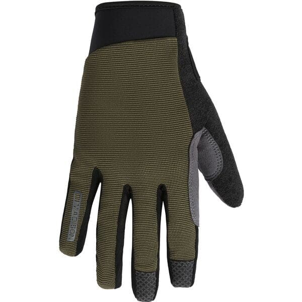 Madison Freewheel Trail Gloves; dark olive - x-large