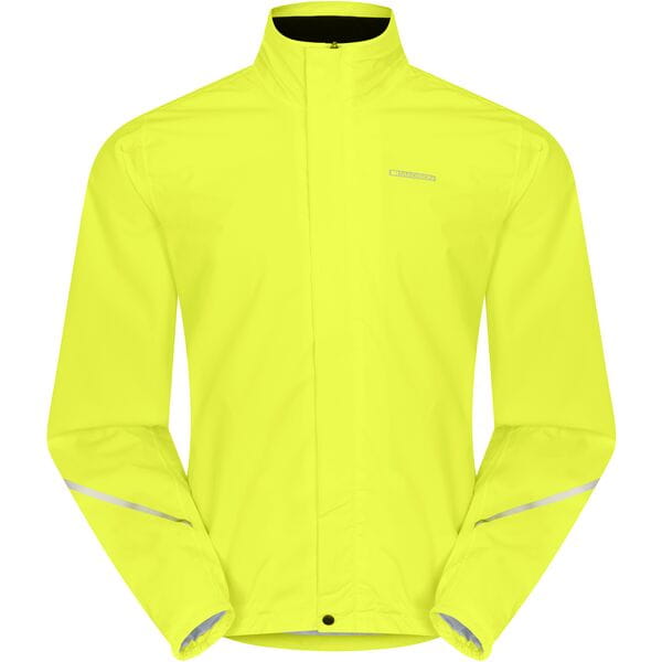 Madison Protec Men's 2-Layer Waterproof Jacket; hi-viz yellow - small