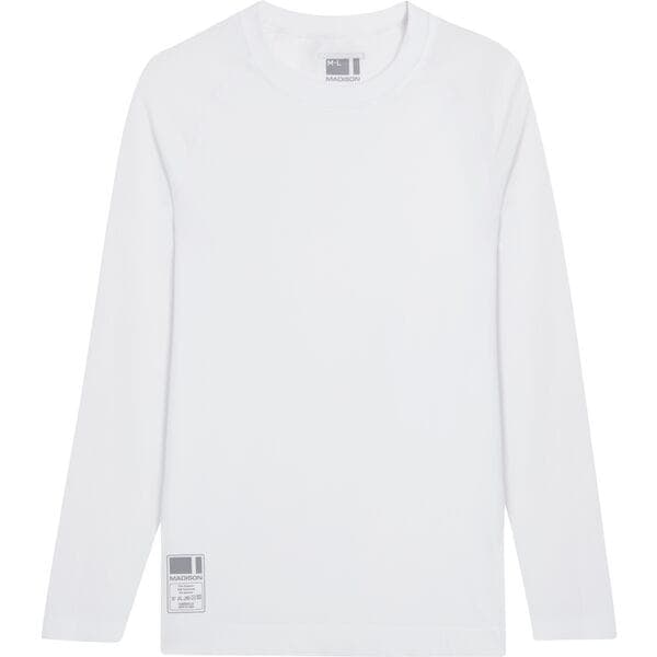 Madison Isoler mesh men's long sleeve baselayer - white - x-small / - small