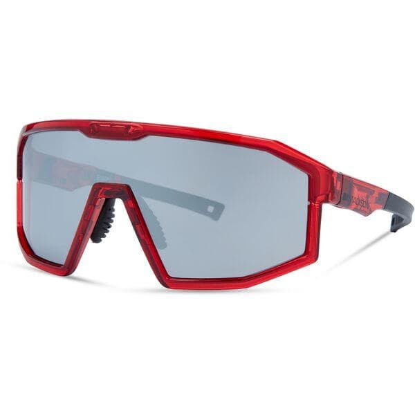 Madison Eyewear Enigma Sunglasses - 3 pack - crystal red / black mirror / amber and clear lens